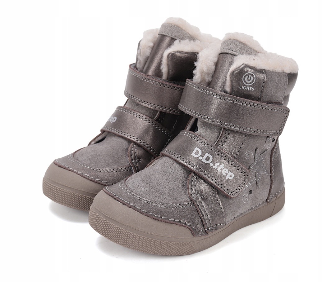 Dívčí zimní blikací boty W068-52745A