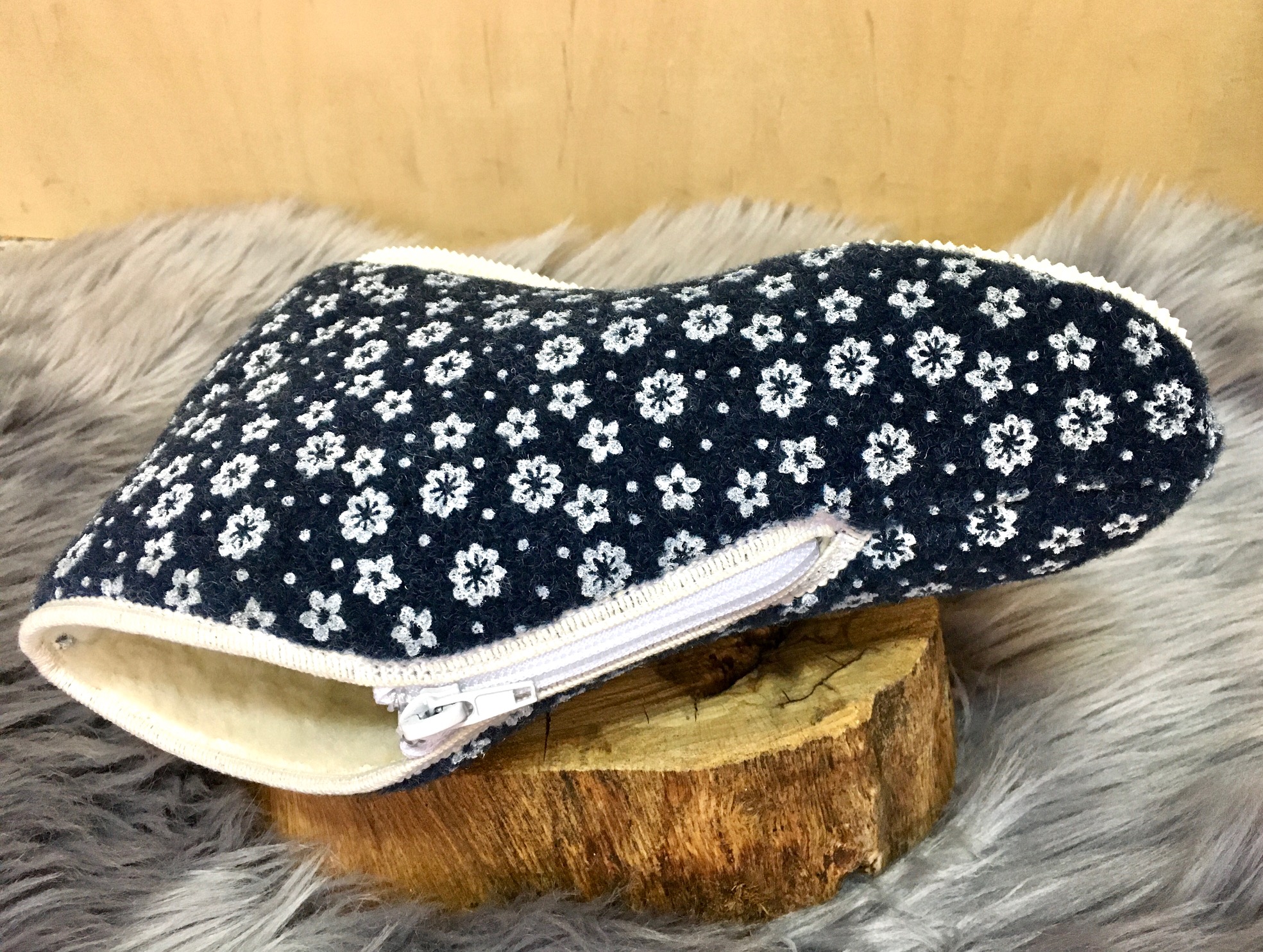 Dámské bačkory - papuče s kožíškem PEGRES 3034