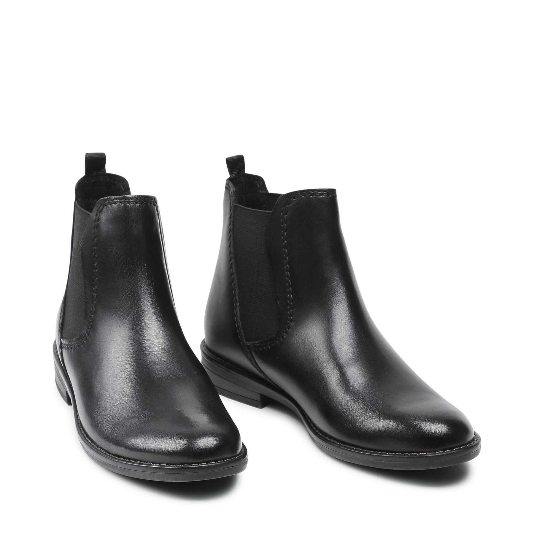 Kotníková kožená obuv na pérka MARCO TOZZI 25366