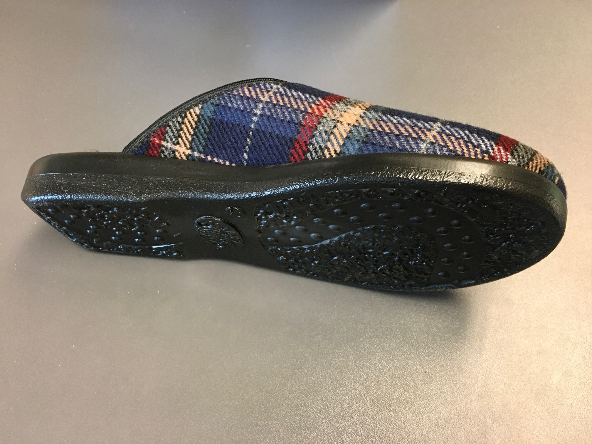 Domácí obuv - bačkory - pantofle ROGALLO 4100 modré káro