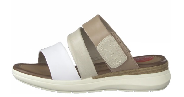 Pohodlné kožené pantofle - nazouváky JANA 27207