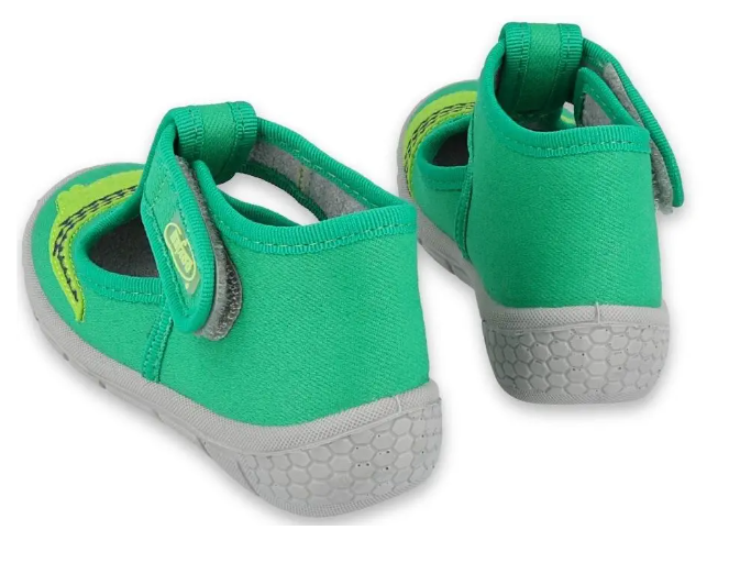 Učící bačkůrky - přezůvky BEFADO 631P022 s krokodýlem