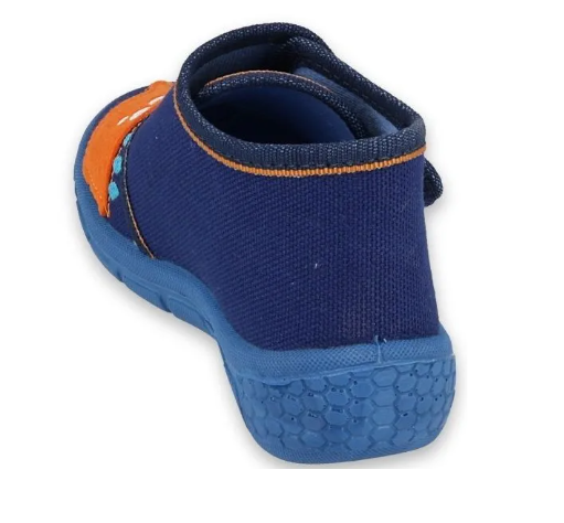 Učící bačkůrky - přezůvky BEFADO 538P048 s dinosaurem