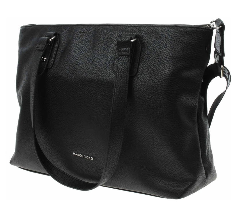 Velká černá kabelka Marco Tozzi 61132