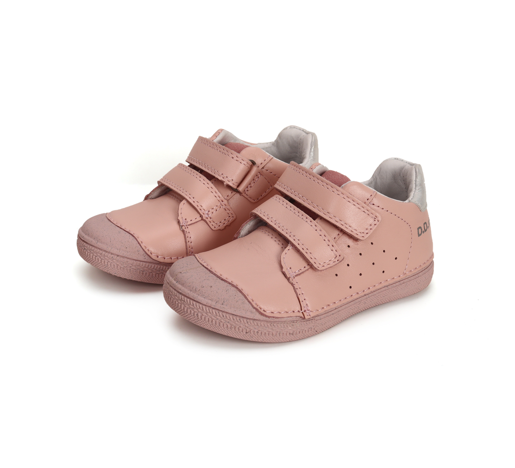 Růžová kožená obuv D.D.step S049-41158D