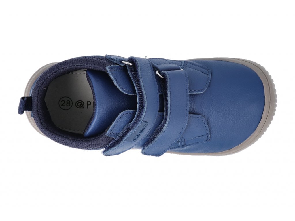 Modré kožené boty PROTETIKA Tendo navy "barefoot"