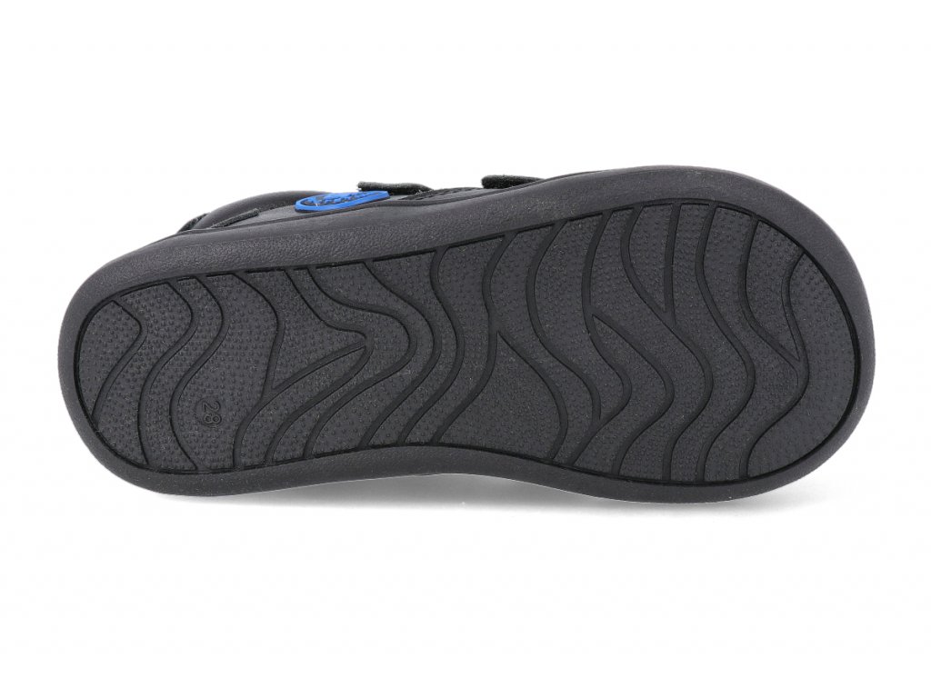 Chlapecké kožené boty PROTETIKA BRENDON BLACK "barefoot"