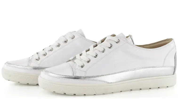 Dámské bílé kožené tenisky CAPRICE 23654