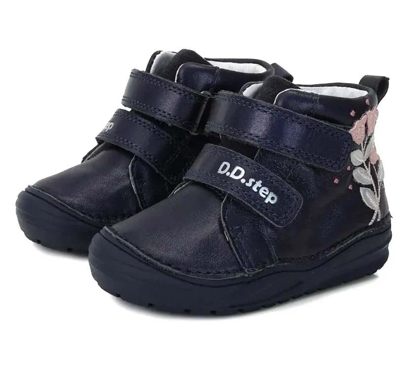 Dívčí kotníkové kožené boty D.D.step A071-310B