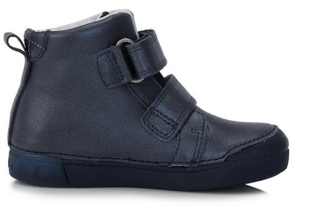 Dívčí kožené kotníkové boty D.D.step A068-346A
