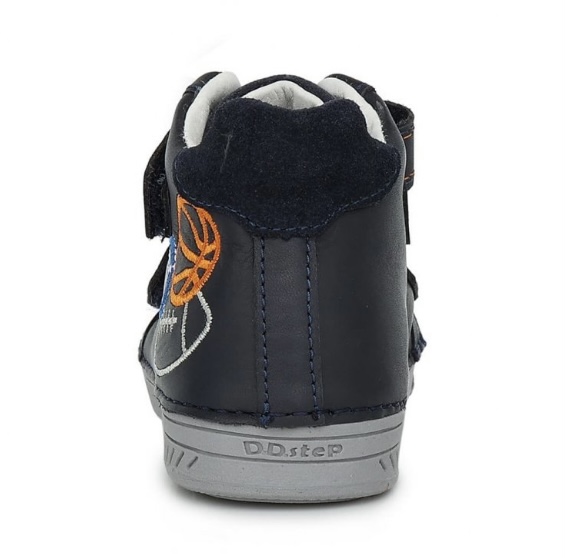 Chlapecká kožená obuv D.D.step A040-357 s míči