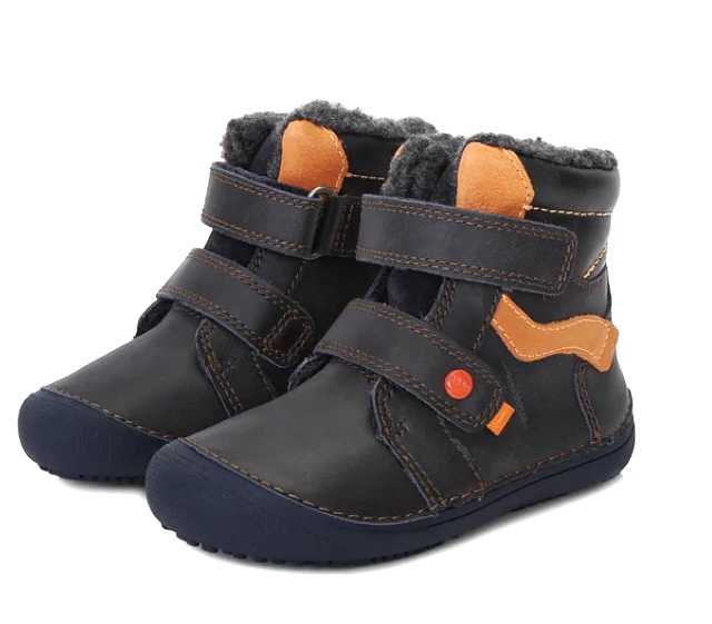 Chlapecké zimní boty barefoot D.D.step W063-374