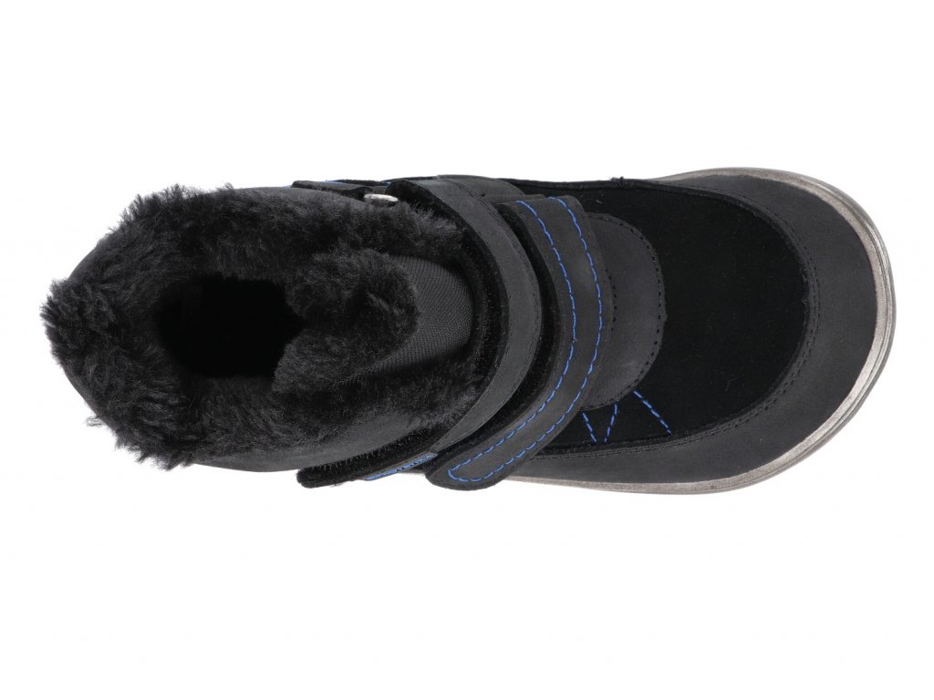 Černé zimní barefoot boty s membránou PROTETIKA RODRIGO BLACK