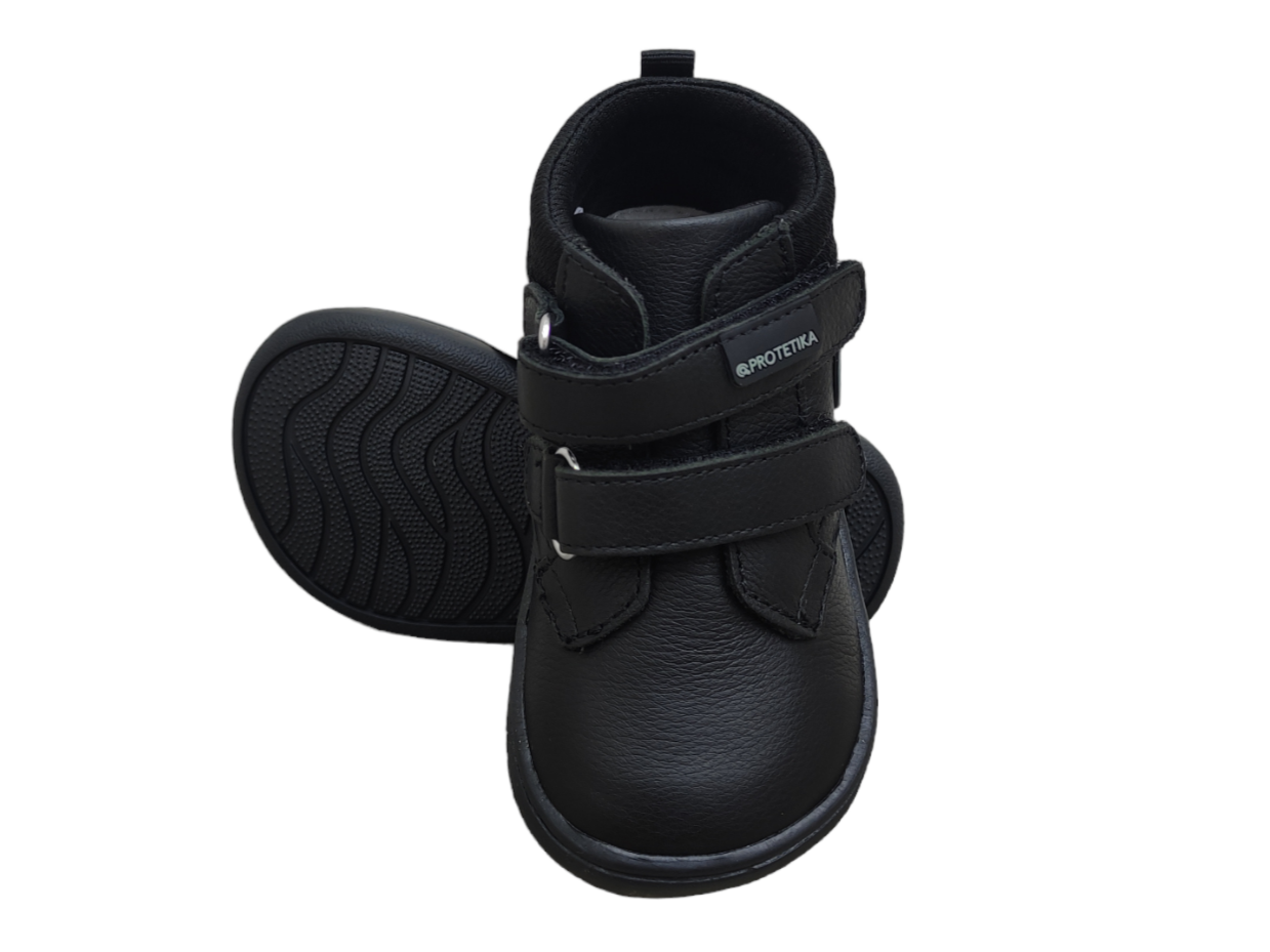 Černé kožené barefoot boty PROTETIKA TENDO NERO