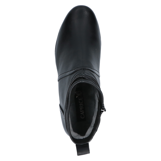 Dámská kožená kotníková obuv CAPRICE 25358 širší střih H