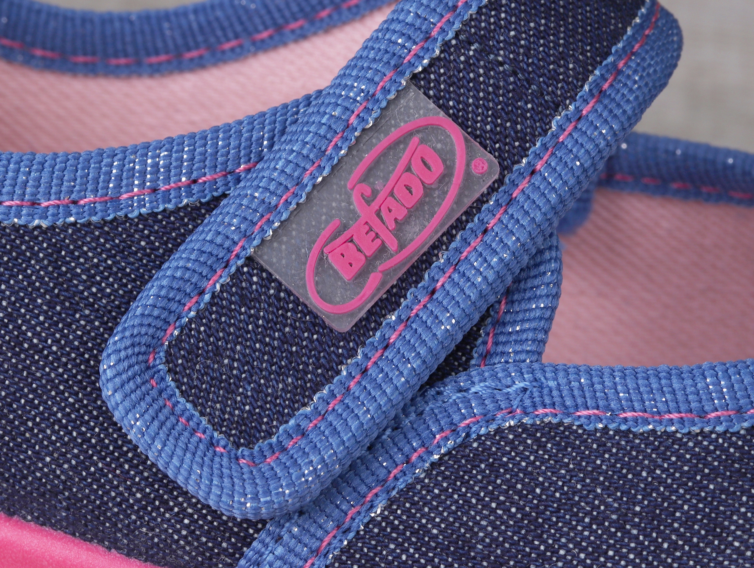 Dívčí baleríny - bačkůrky - přezůvky BEFADO 955X014 lama