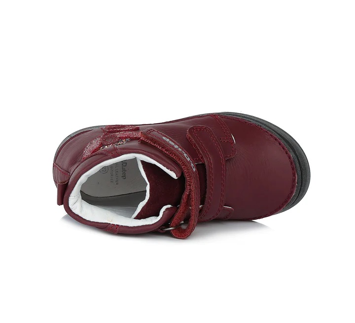 Dívčí kotníkové kožené boty D.D.step A078-861