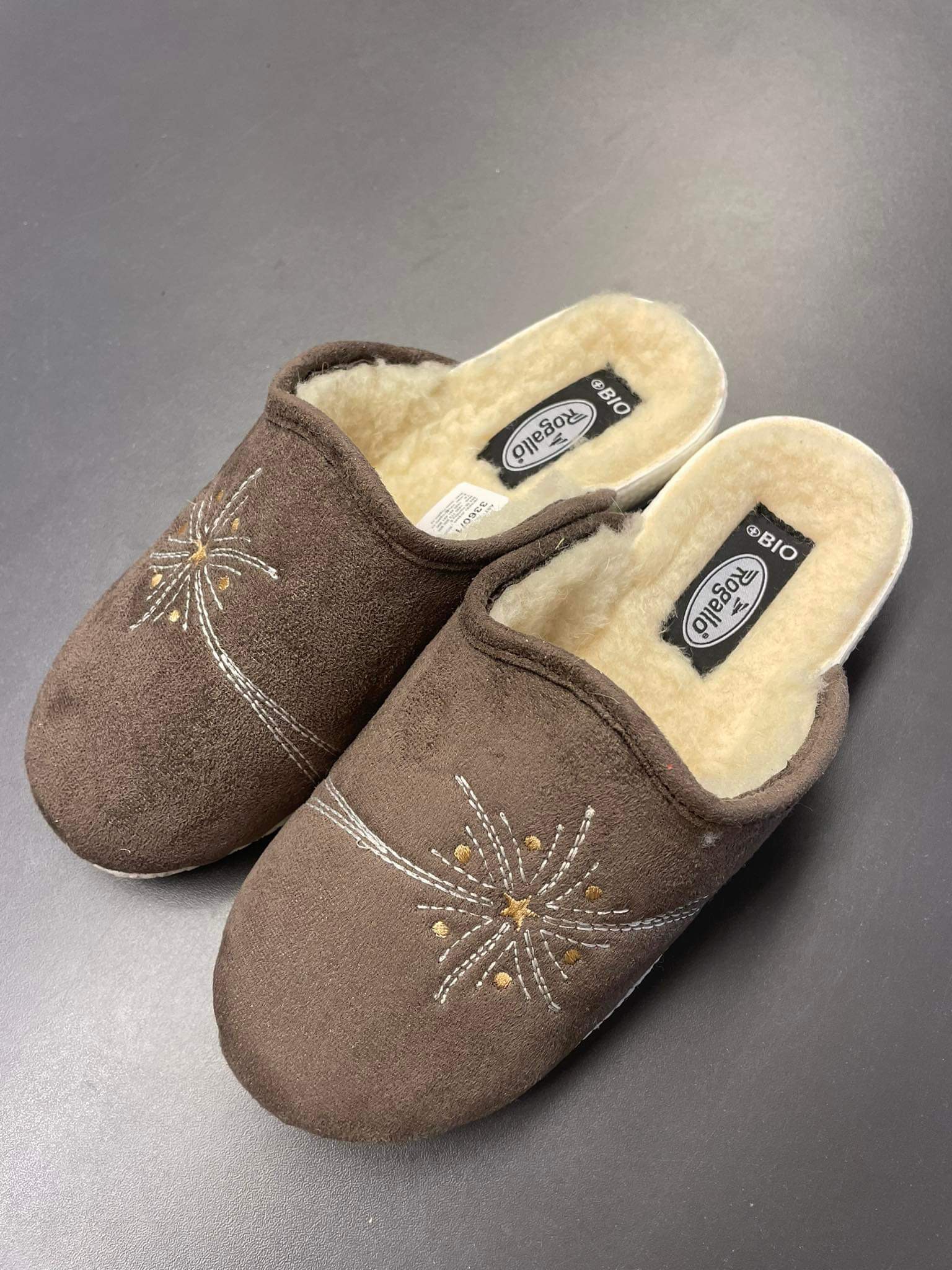 Bačkory - pantofle s kožíškem Rogallo 3360 