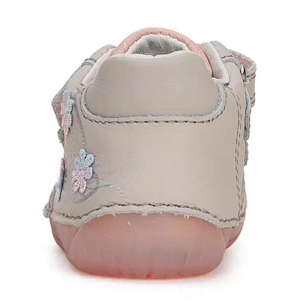 Dívčí kožená barefoot obuv D.D.step S070-41484