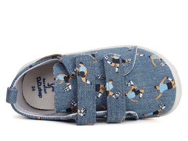 Modré barefoot plátěnky D.D.step CSB-41907B