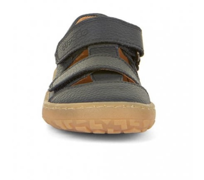 Modré kožené barefoot sandály Froddo G3150266