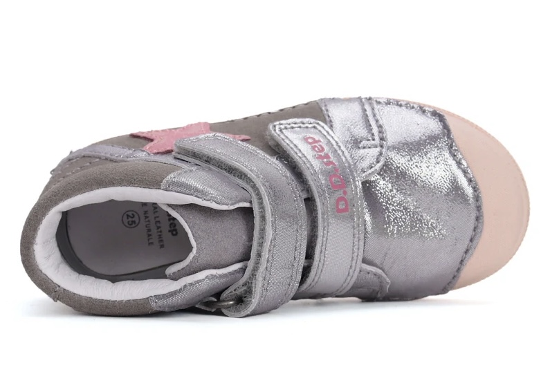 Kotníkové dívčí kožené boty D.D.step A049-42271C