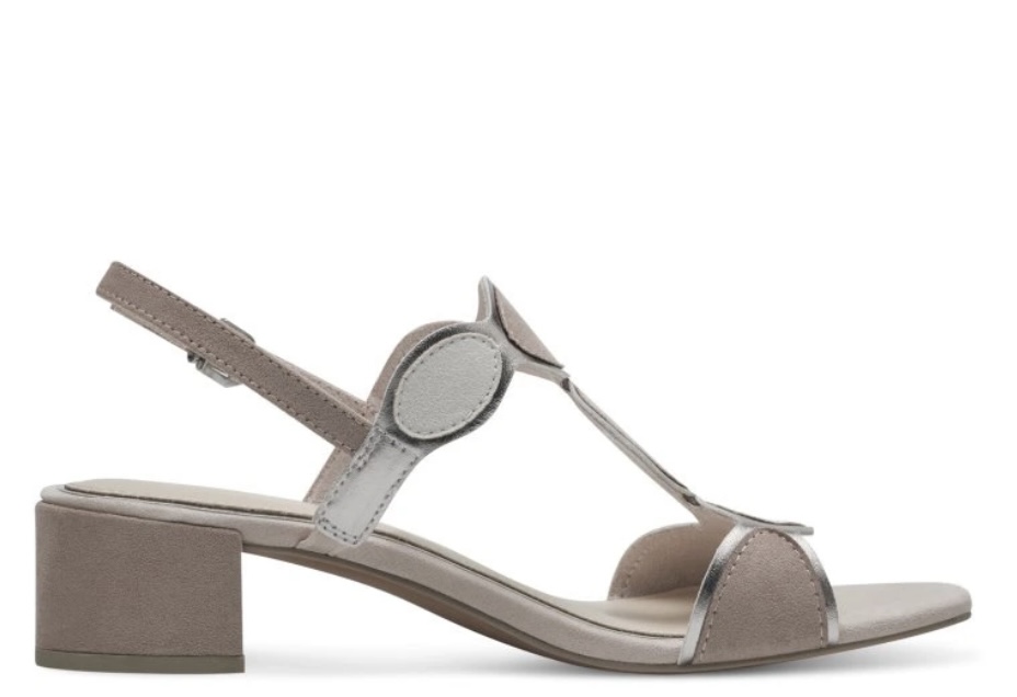 Pohodlné sandály na podpatku MARCO TOZZI 28230