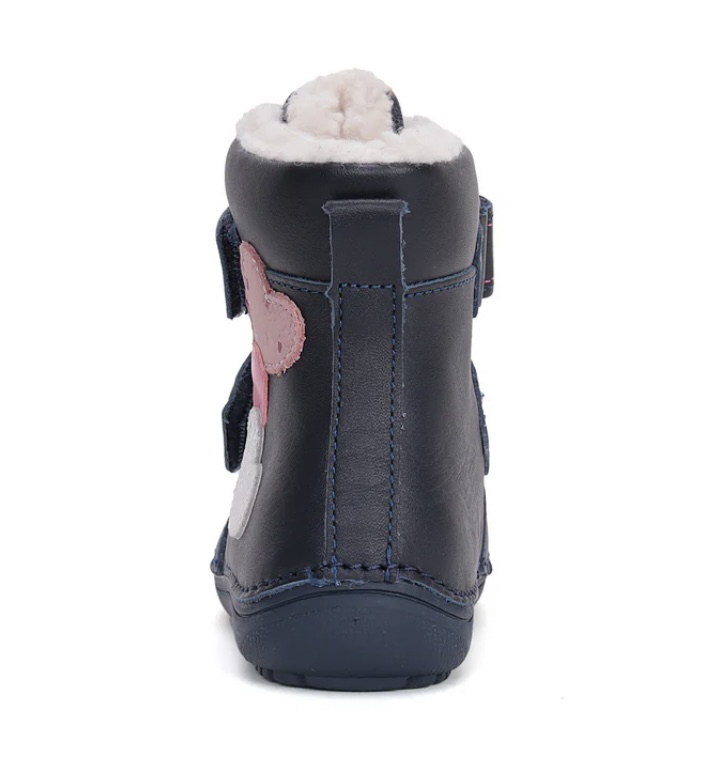 Dívčí zimní barefoot obuv D.D.step W063-42152