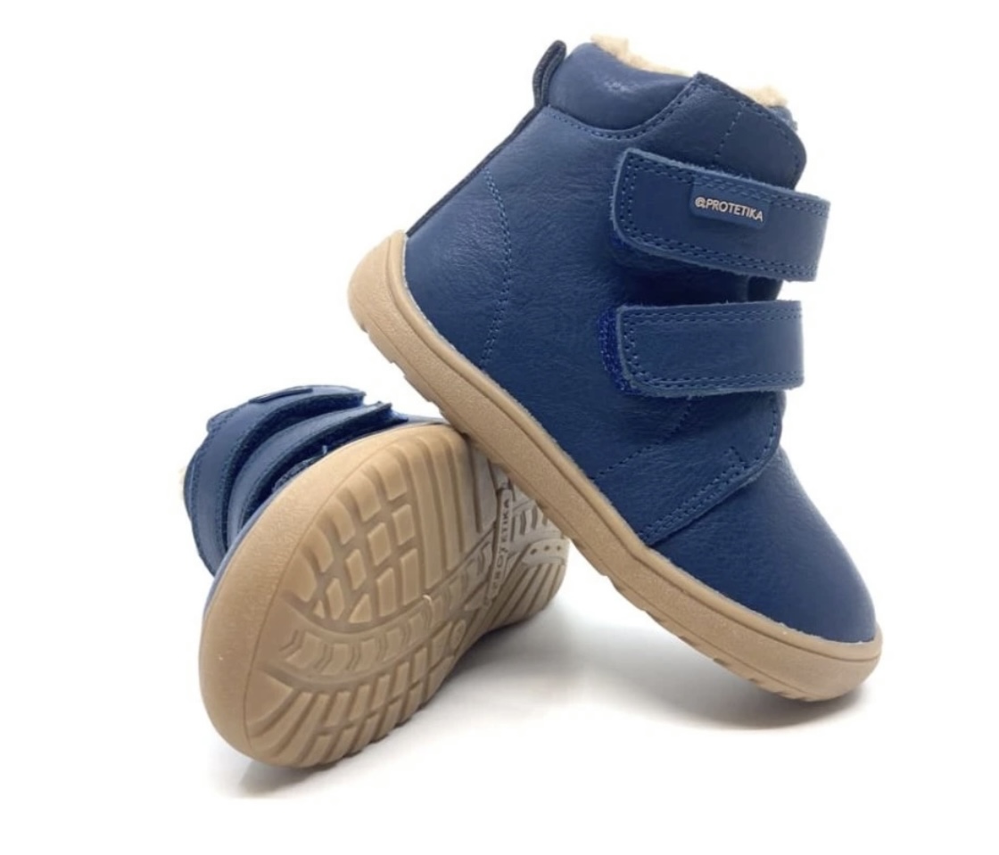 Zimní kožená obuv s membránou PROTETIKA DARYK NAVY
