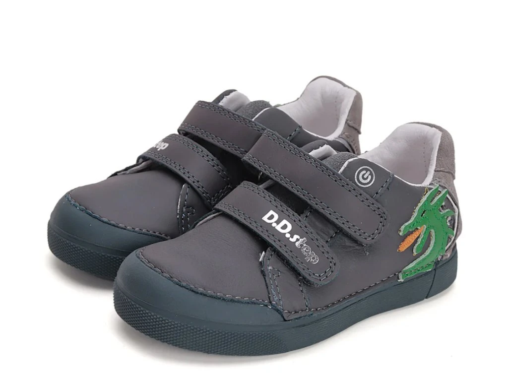 Dětské kožené blikací boty D.D.step S068-51124