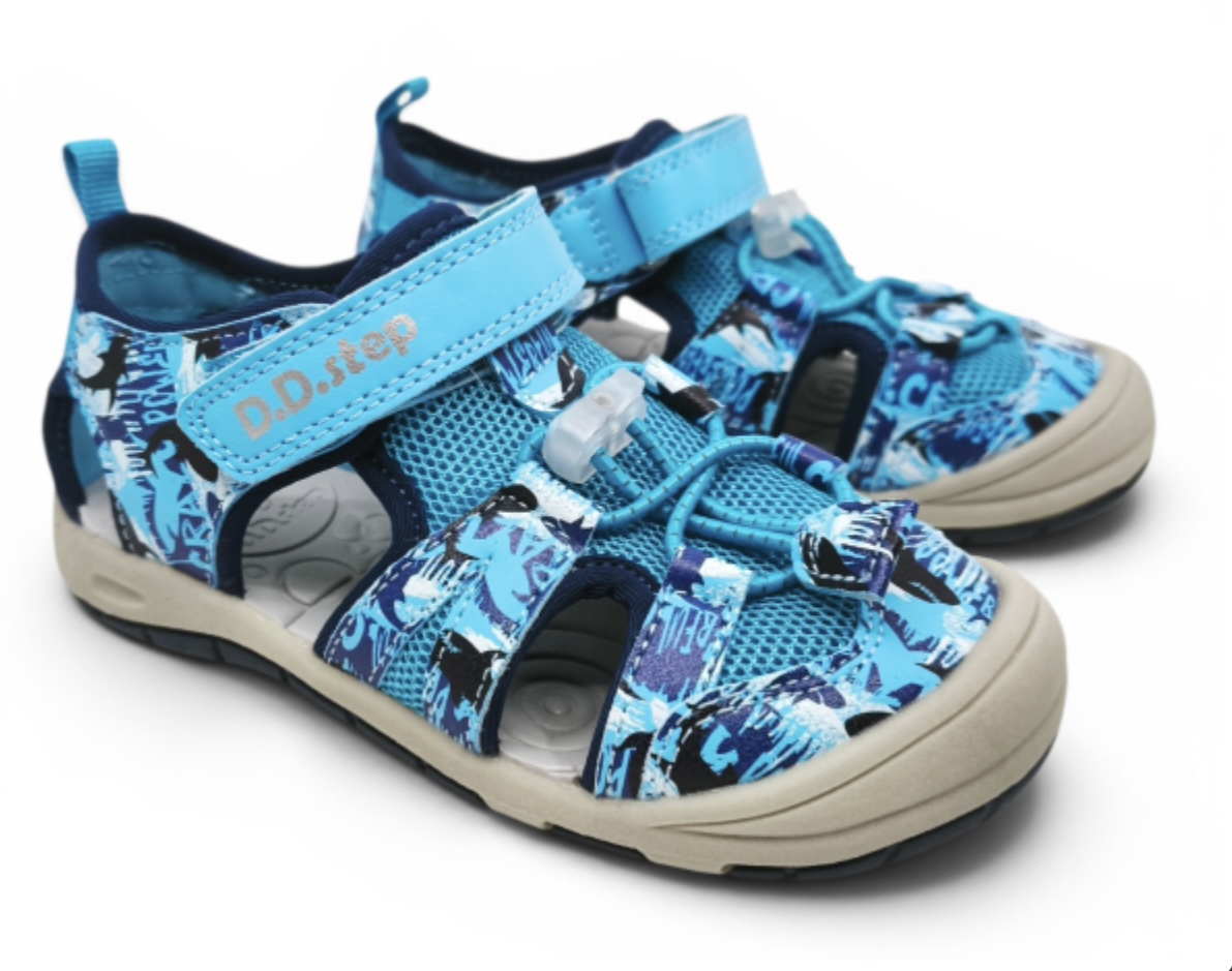 Modré sportovní sandály D.D.step G065-61146