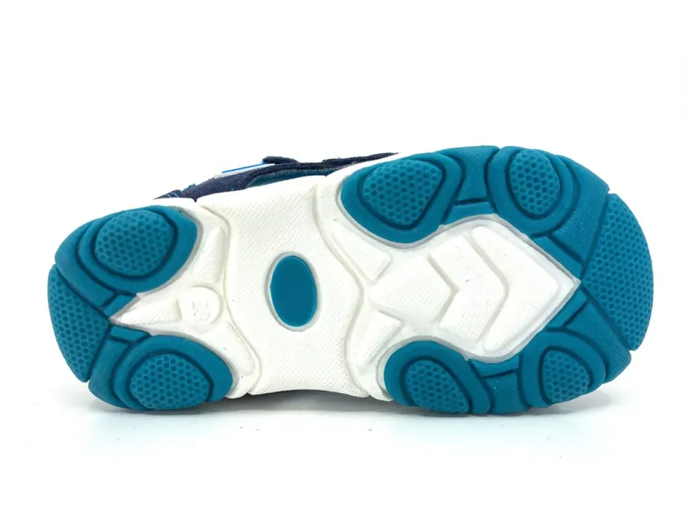 Modré kožené sandálky PROTETIKA Monty tyrkys