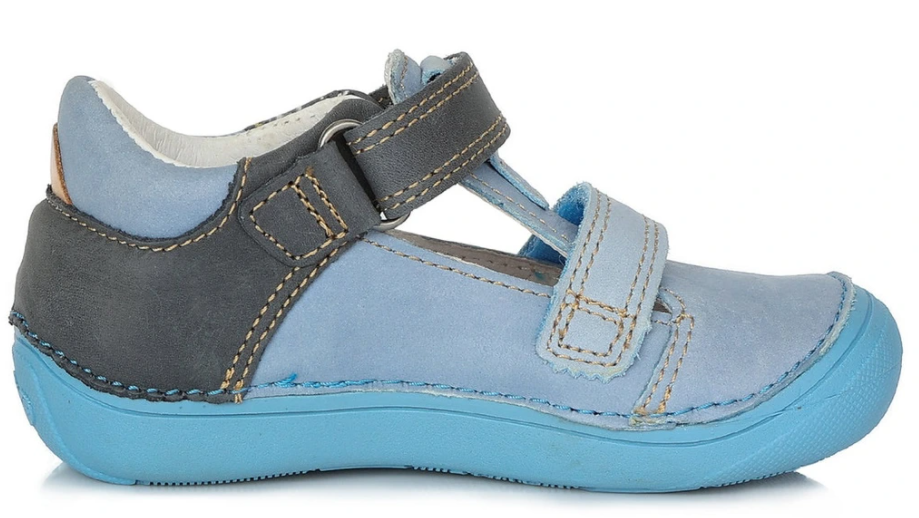 Chlapecká kožená barefoot obuv - sandálky Ponte 517 