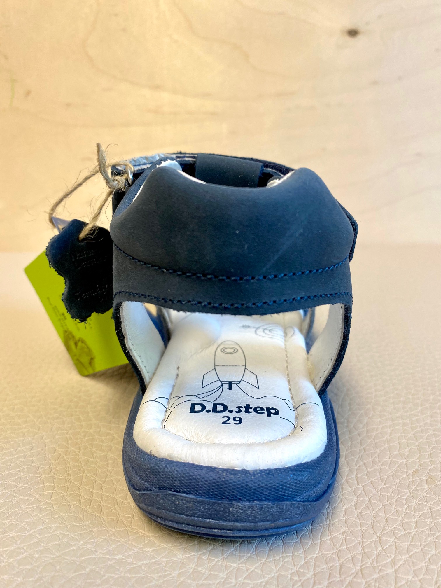 Modré kožené sandály D.D.step JAC290-856A