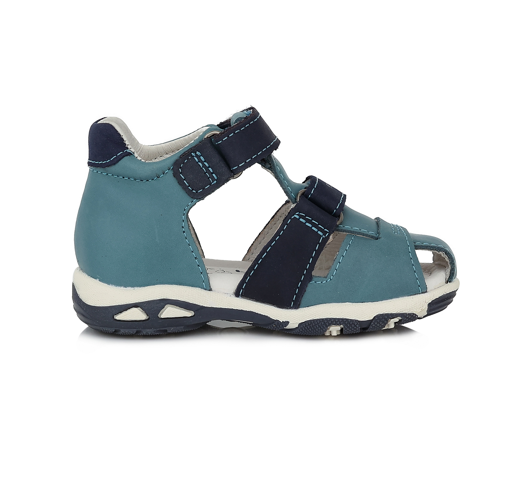 Kožené sandálky modré D.D.step JAC290-982B