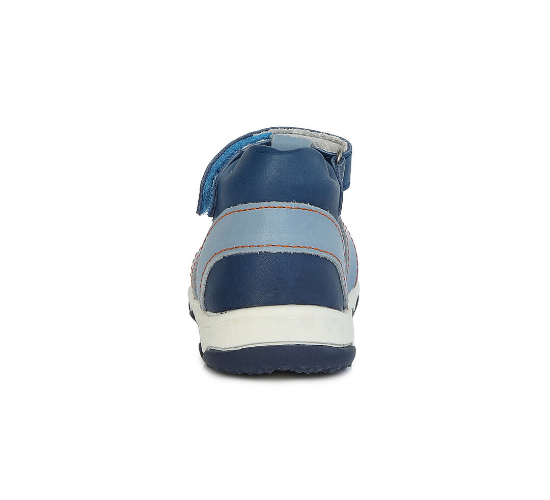 Modré kožené sandálky s raketou D.D.step AC64-135