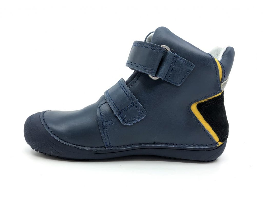Chlapecká kožená kotníková obuv D.D.step barefoot A063-144