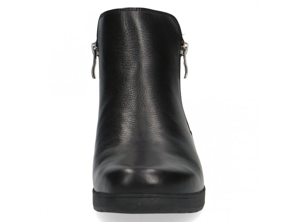 Kožená zimní obuv s kožíškem CAPRICE 26351 šíře H