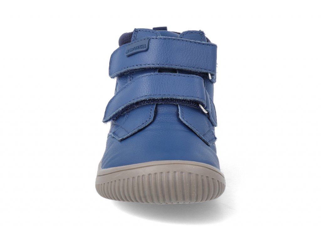 Modré kožené boty PROTETIKA Tendo navy "barefoot"