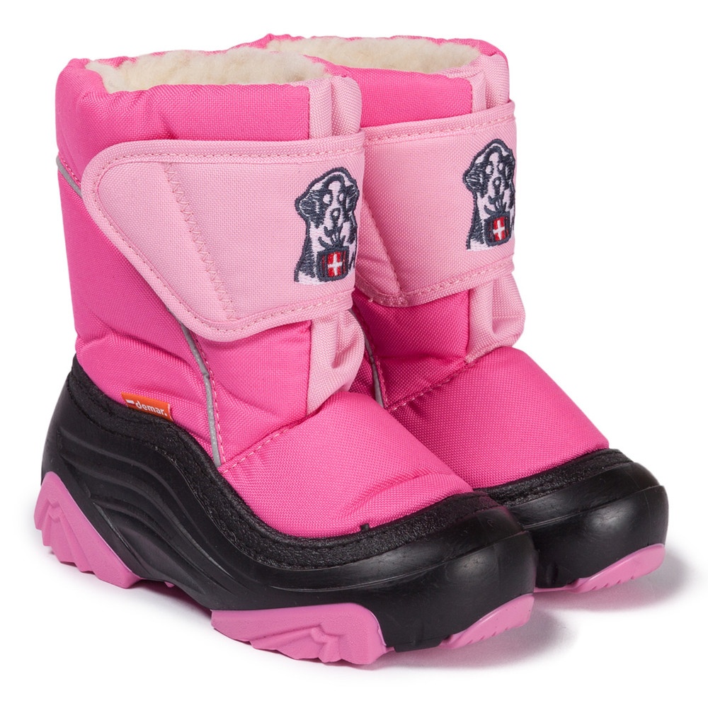 Dětské sněhule  DEMAR Doggy růžové