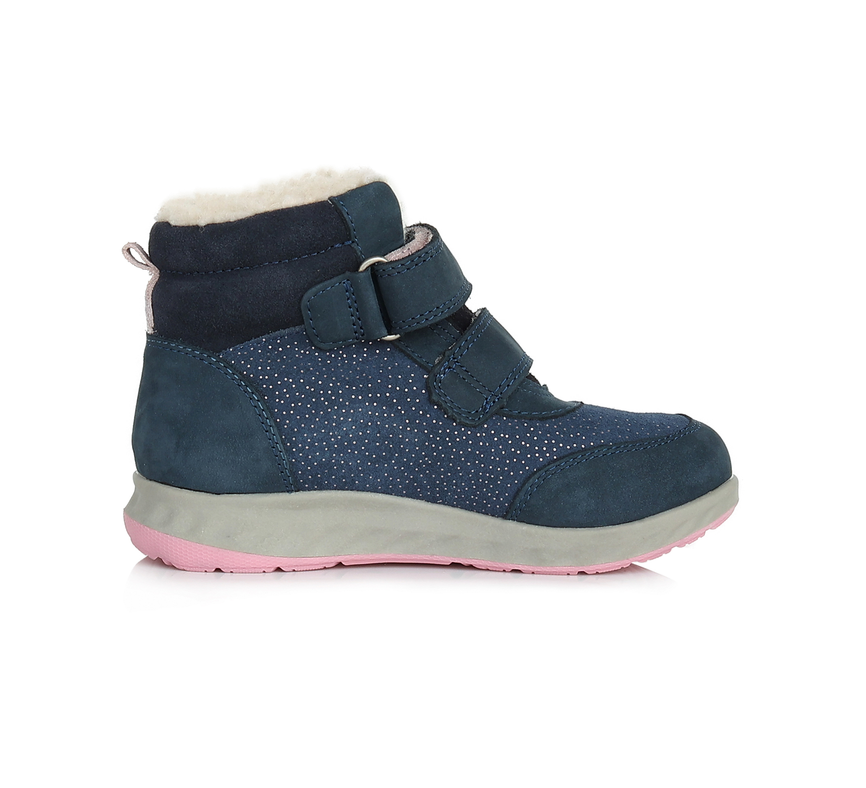 Divčí zimní kožená obuv Ponte 243