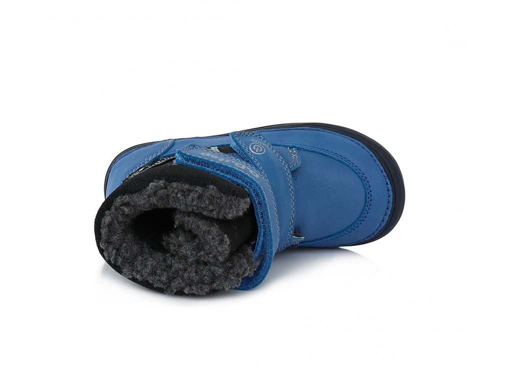 Chlapecká zimní blikací obuv D.D.step W071-32A s autem