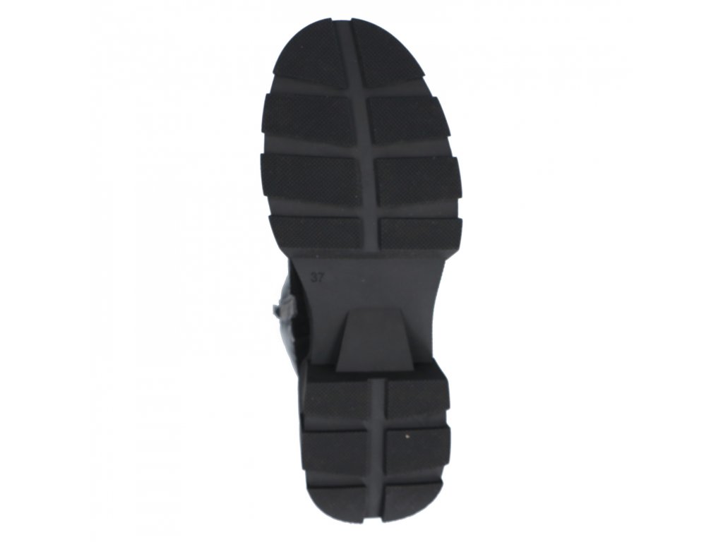 Módní černé teplé boty s membránou - sněhule CAPRICE 26444