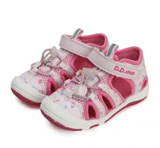 Růžové sportovní sandály D.D.step G065-41329D