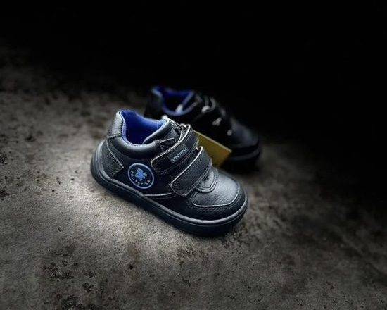 Chlapecké kožené boty PROTETIKA BRENDON BLACK "barefoot"