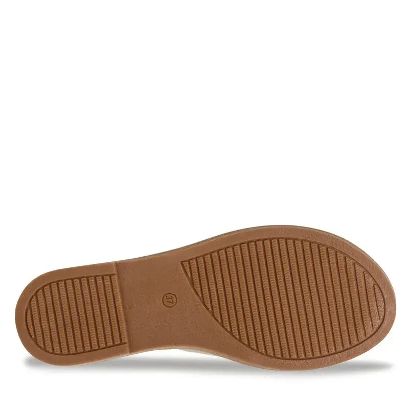 Měkké kožené zlaté nazouváky - pantofle TAMARIS 27135