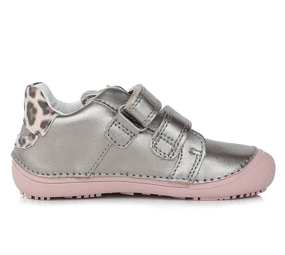 Dívčí barefoot kožená obuv D.D.step S063-395B
