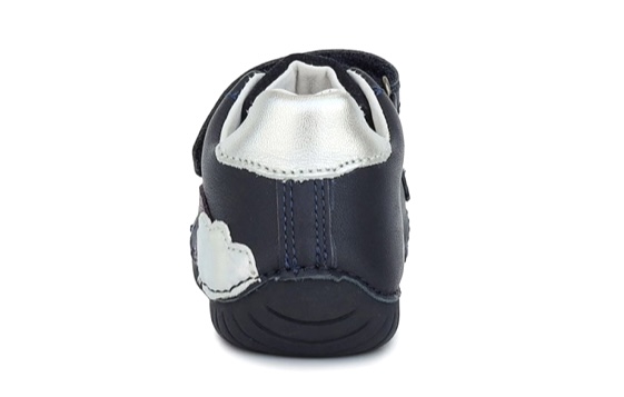 Dívčí kožené boty D.D.step S050-321B s duhou