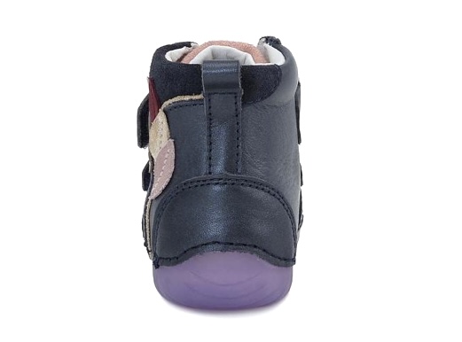 Dívčí kožené kotníkové boty D.D.step A050-339