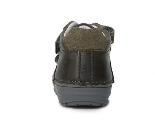 Kotníkové zelené kožené boty D.D.step S071-325A